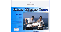 Desktop Screenshot of bluewaterfishing.com