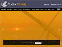 Tablet Screenshot of bluewaterfishing.eu